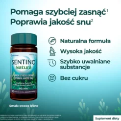 Sentino Natura, żelki, smak: owoce leśne, 30 szt.