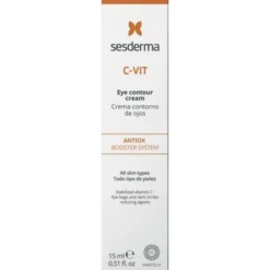 Sesderma C-Vit Eye Contour Cream, rozświetlający krem pod oczy, 15 ml
