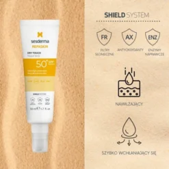 Sesderma Repaskin Dry Touch SPF50+, krem przeciwsłoneczny, 50 ml