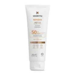 Sesderma Repaskin Light Fluid, przeciwsłoneczny balsam do ciała SPF50, 200 ml