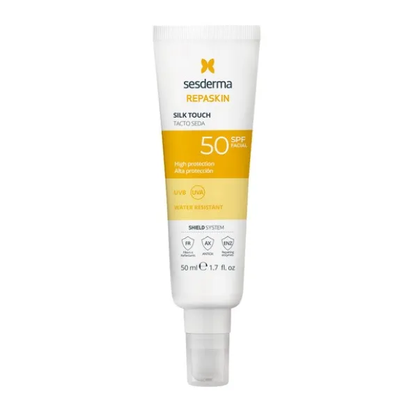 Sesderma Repaskin Silk Touch SPF 50, krem przeciwsłoneczny, 50 ml