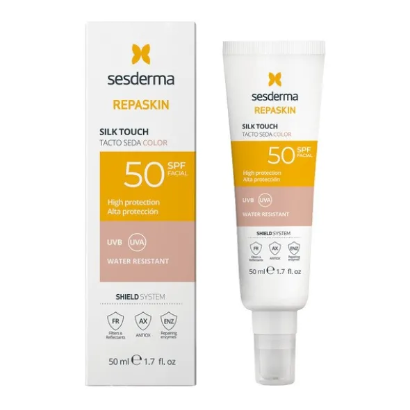 Sesderma Repaskin Silk Touch, krem koloryzujący SPF50, 50 ml