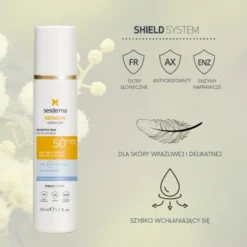 Sesderma Repaskin Urban 365, krem przeciwsłoneczny do skóry wrażliwej, SPF 50+, 50 ml
