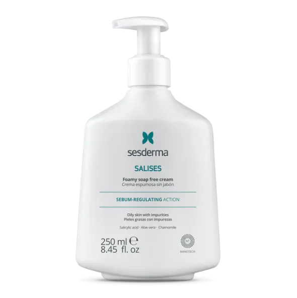 Sesderma Salises, pienisty krem bez mydła, 250 ml