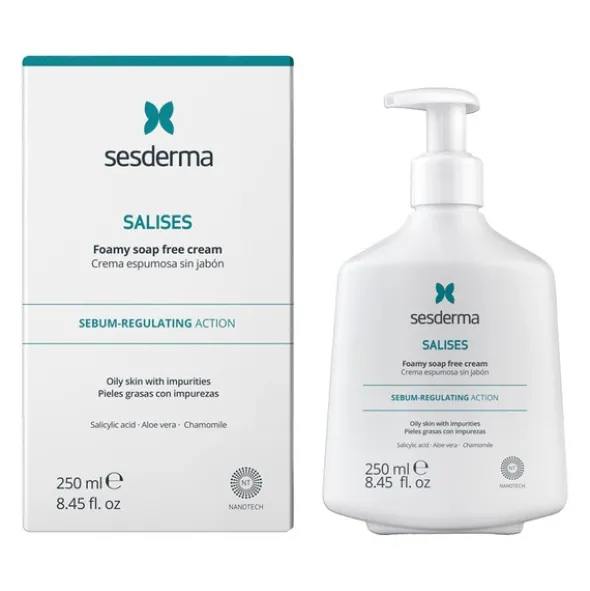 Sesderma Salises, pienisty krem bez mydła, 250 ml