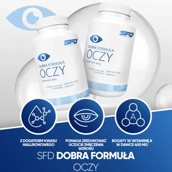 SFD Dobra Formuła Oczy, tabletki, 180 szt.