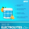 SFD Electrolytes, proszek, smak pomarańczowy, 200 g