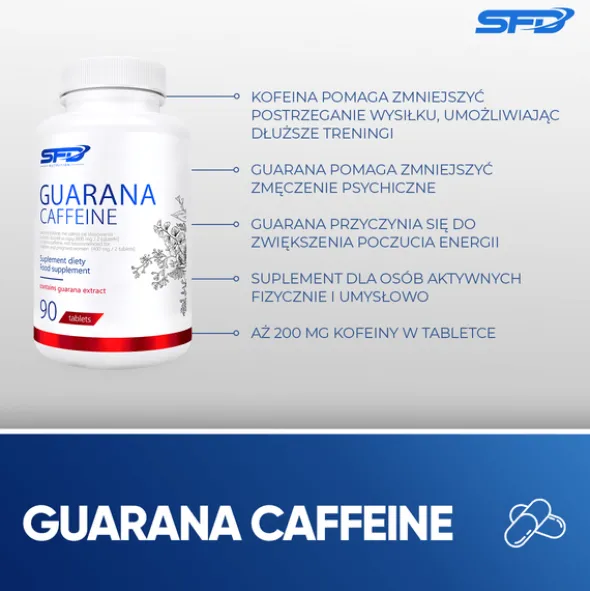 SFD Guaranna Caffeine, tabletki, 90 szt.