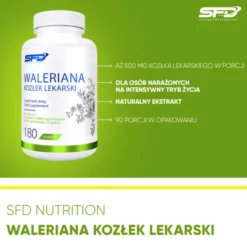 SFD Waleriana Kozłek lekarski, tabletki, 180 szt.