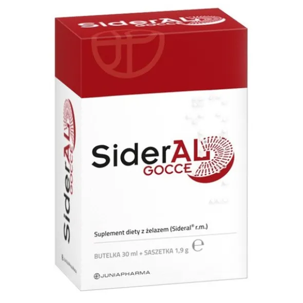 Sideral Gocce, krople, 30 ml butelka + 1,9 g saszetka