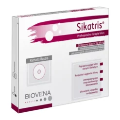 Sikatris, silikonowy plaster na blizny, okołobrodawkowy, 7,6 cm, 1 szt.