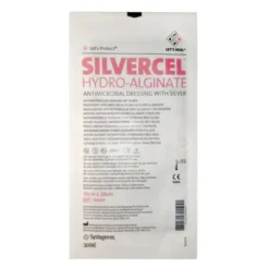 Silvercel, opatrunek hydroalginianowy ze srebrem, 10 x 20 cm, 1 szt. (z opakowania wielosztukowego)