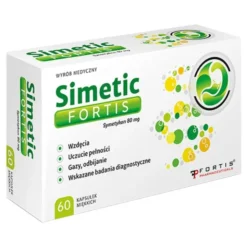 Simetic Fortis, 80 mg, kapsułki miękkie, 60 szt.