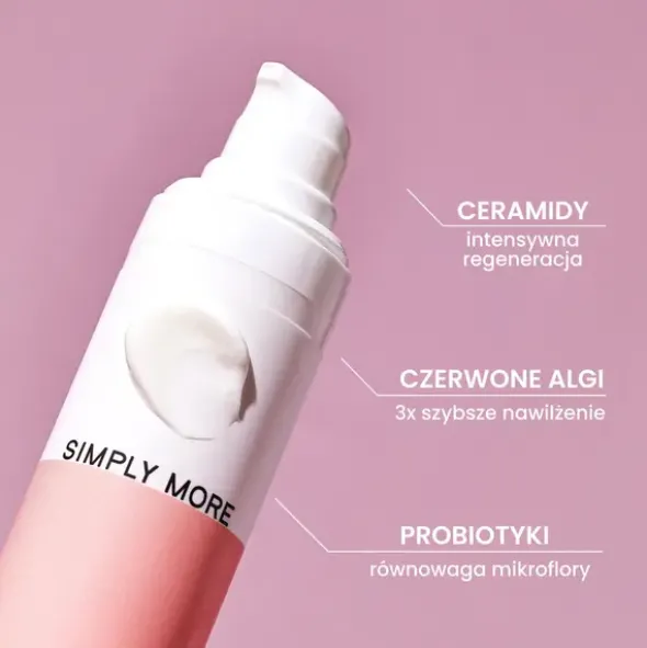 Simply More Rich Face Cream, intensywnie regenerujący krem do twarzy o bogatej konsystencji, 50 ml
