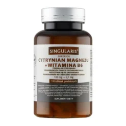 Singularis Cytrynian magnezu + Witamina B6, tabletki powlekane, 120 szt.