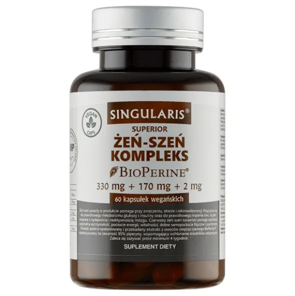 Singularis Żeń-Szeń Kompleks Superior, kapsułki, 60 szt.