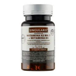 Singularis Witamina K2 MK-7 + D3, kapsułki miękkie, 120 szt.