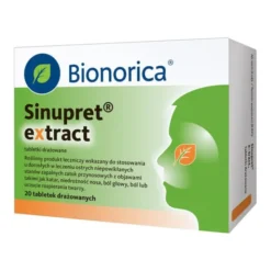 Sinupret extract, 160 mg, tabletki drażowane, 20 szt.