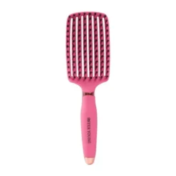 Sister Young, Ovia BV Fuchsia, szczotka do włosów z naturalnego włosia dzika, 1 szt.