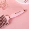 Sister Young, Ovia BV Pink, szczotka do włosów z naturalnego włosia dzika, 1 szt.