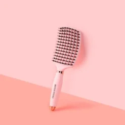 Sister Young, Ovia BV Pink, szczotka do włosów z naturalnego włosia dzika, 1 szt.