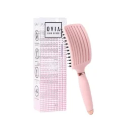 Sister Young, Ovia BV Pink, szczotka do włosów z naturalnego włosia dzika, 1 szt.