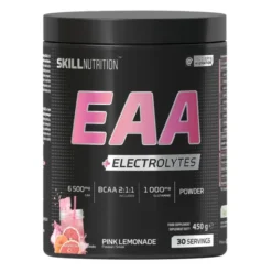 Skill Nutrition EAA + Electrolytes, proszek, smak różowa lemoniada, 450 g