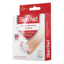 Skin Aid, plaster tkaninowy do cięcia, 6 cm x 1 m, 1 szt.