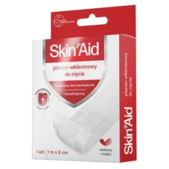 Skin Aid, plaster włókninowy do cięcia, 6 cm x 1 m, 1 szt.