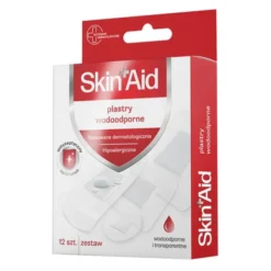 Skin Aid, zestaw plastów wodoodpornych, 12 szt.