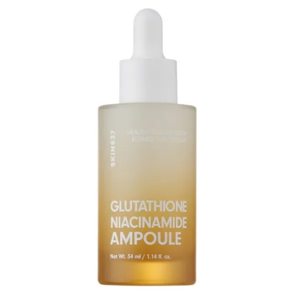 Skin627 Glutathion Niacynamide Ampoule, lekka ampułka rozświetlająca, 34 ml