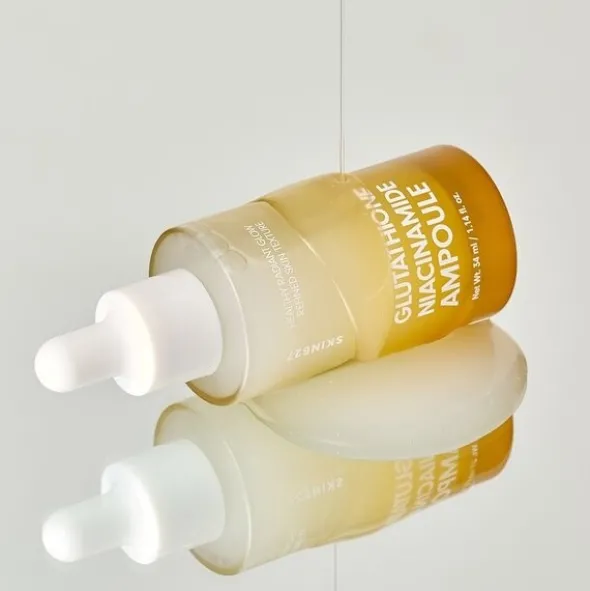 Skin627 Glutathion Niacynamide Ampoule, lekka ampułka rozświetlająca, 34 ml