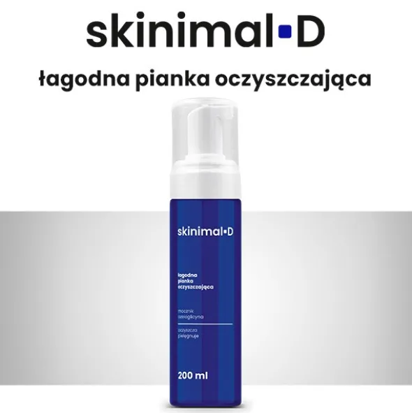 Skinimal D, łagodna pianka oczyszczająca, 200 ml