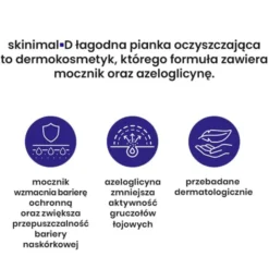 Skinimal D, łagodna pianka oczyszczająca, 200 ml