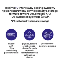 Skinimal D, intensywny peeling kwasowy, 30 ml