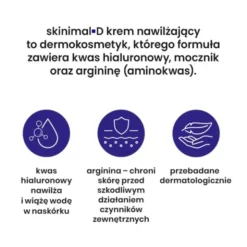 Skinimal D, krem nawilżający, 50 ml