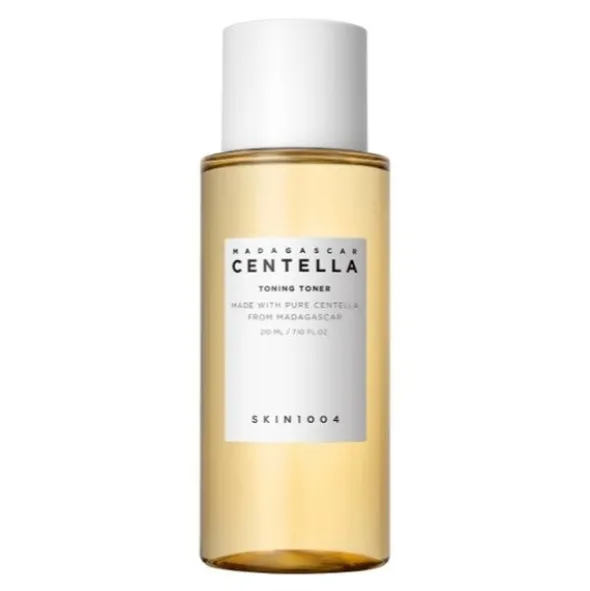 Skin1004 Madagascar Centella Toner, łagodnie złuszczający tonik do codziennego stosowania, 210 ml