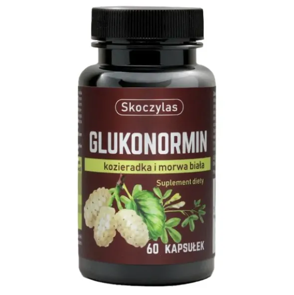 Skoczylas Glukonormin kozieradka i morwa biała, kapsułki, 60 szt.