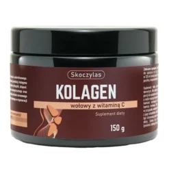 Skoczylas Kolagen wołowy z witaminą C, proszek, 150 g