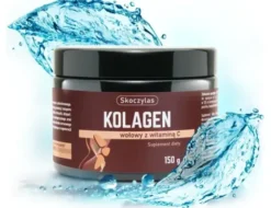 Skoczylas Kolagen wołowy z witaminą C, proszek, 150 g