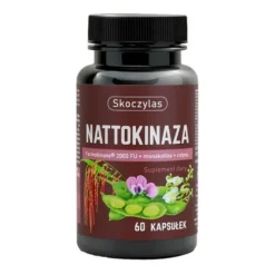 Skoczylas Nattokinaza Fermokinase 2000 FU + monakolina + rutyna, kapsułki, 60 szt.