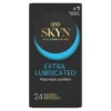 Skyn Extra Lubricated, nielateksowe prezerwatywy, 24 szt.