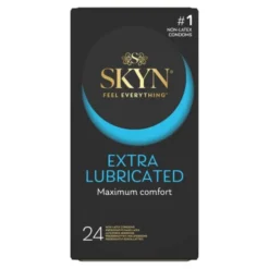 Skyn Extra Lubricated, nielateksowe prezerwatywy, 24 szt.