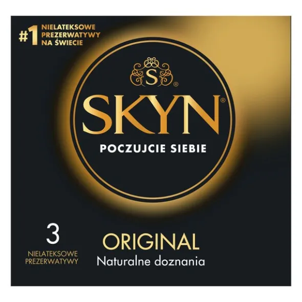 Skyn Original, nielateksowe prezerwatywy, 3 szt.