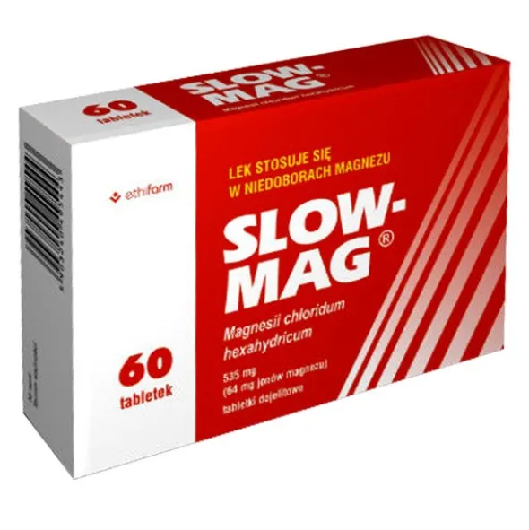 Slow-Mag, tabletki dojelitowe, 60 szt, blist.