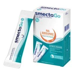 SmectaGO, zawiesina doustna o smaku karmelowo-kakaowym, saszetki, 8 szt.