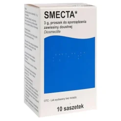 Smecta, 3g, proszek do przygotowania zawiesiny doustnej, 10 saszetek (import równoległy, Medezin)