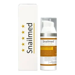 Snailmed, lipoaktywny krem po goleniu z aloesem, witaminą E oraz kwasem oktadekanowym, 30 ml