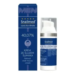Snailmed, wielofunkcyjny Krem do twarzy dla mężczyzn z naturalnym śluzem ślimaka, 30 ml