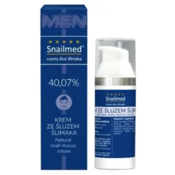 Snailmed, wielofunkcyjny Krem do twarzy dla mężczyzn z naturalnym śluzem ślimaka, 50 ml
